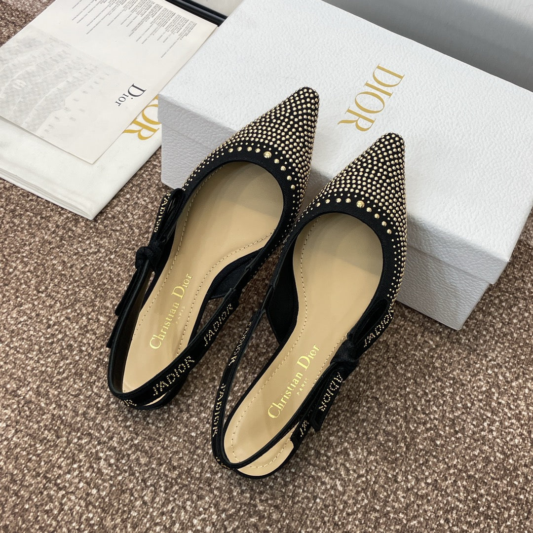 Dior J'Adior Rivet Heeled Sandals – 2024SS