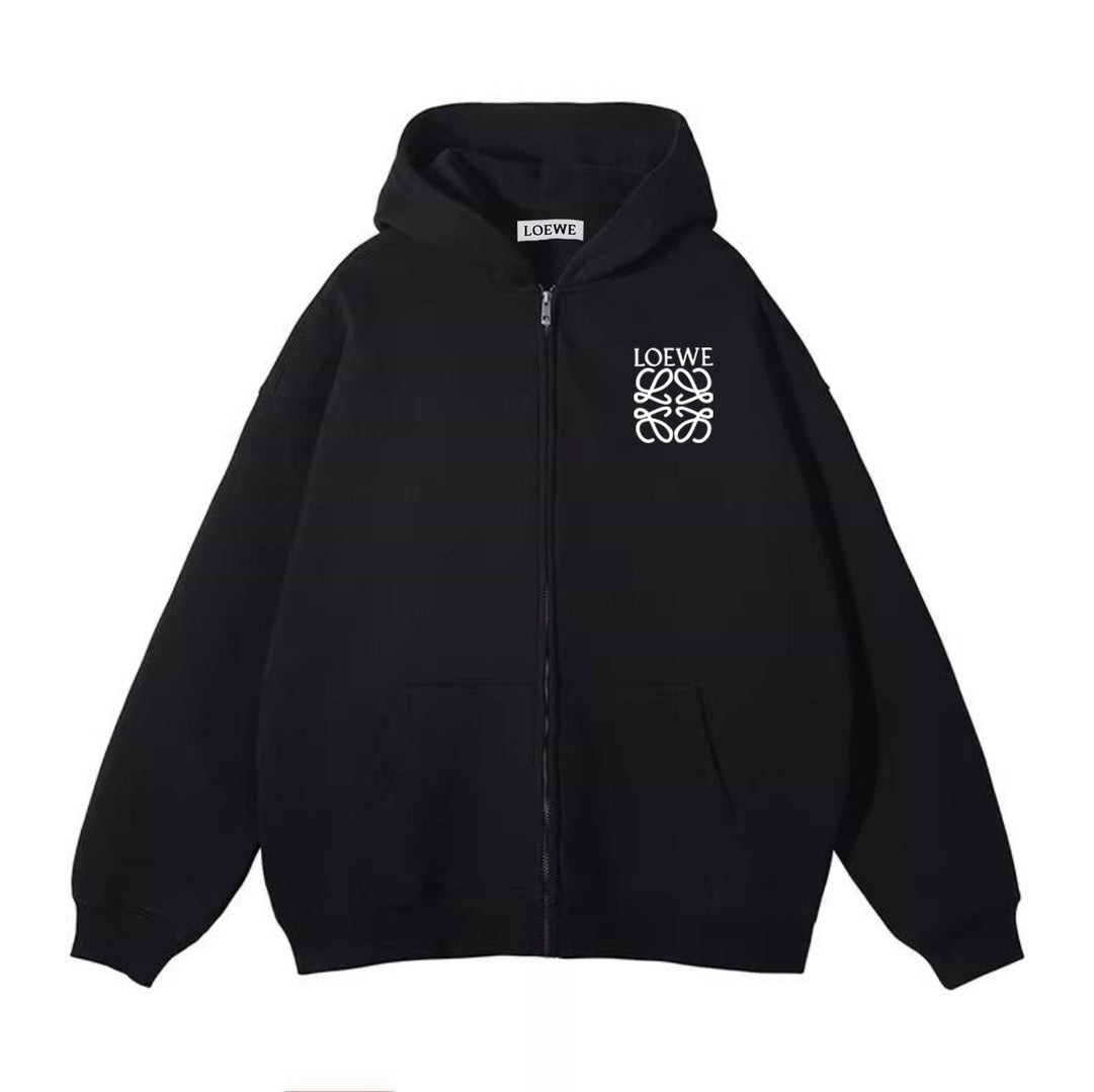 Loewe Hooded Zipper Sweatshirt
