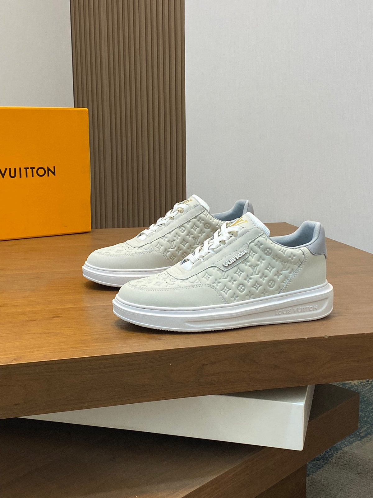 Louis Vuitton Embossed Calfskin Sneakers