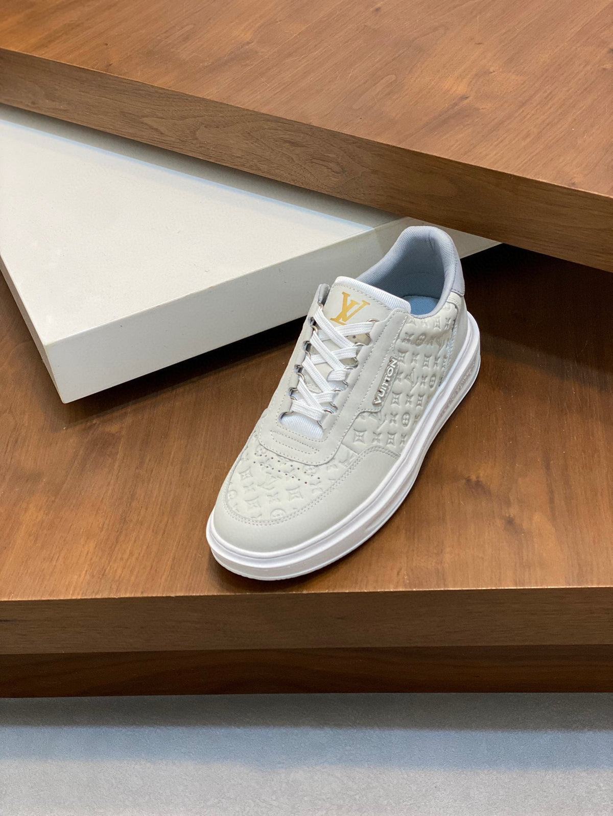 Louis Vuitton Embossed Calfskin Sneakers