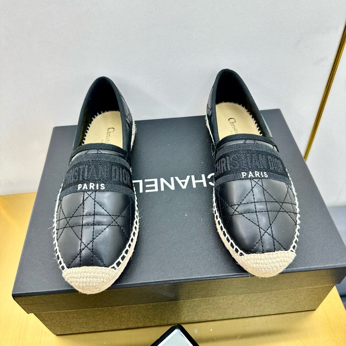 Dior Granville Embroidered Espadrille Flats