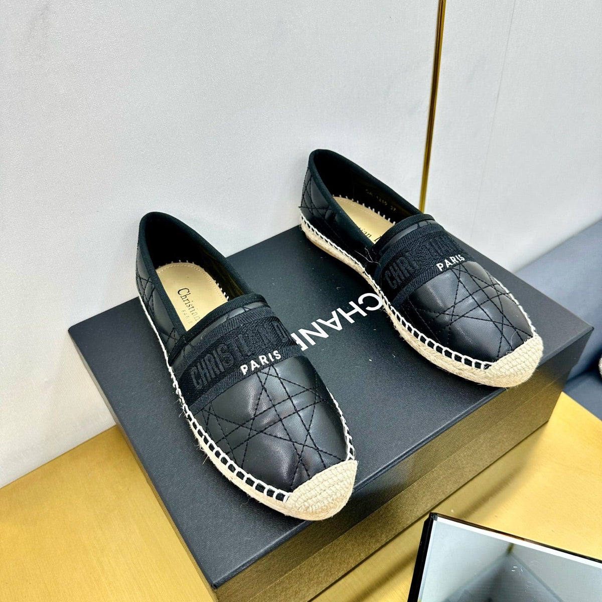 Dior Granville Embroidered Espadrille Flats