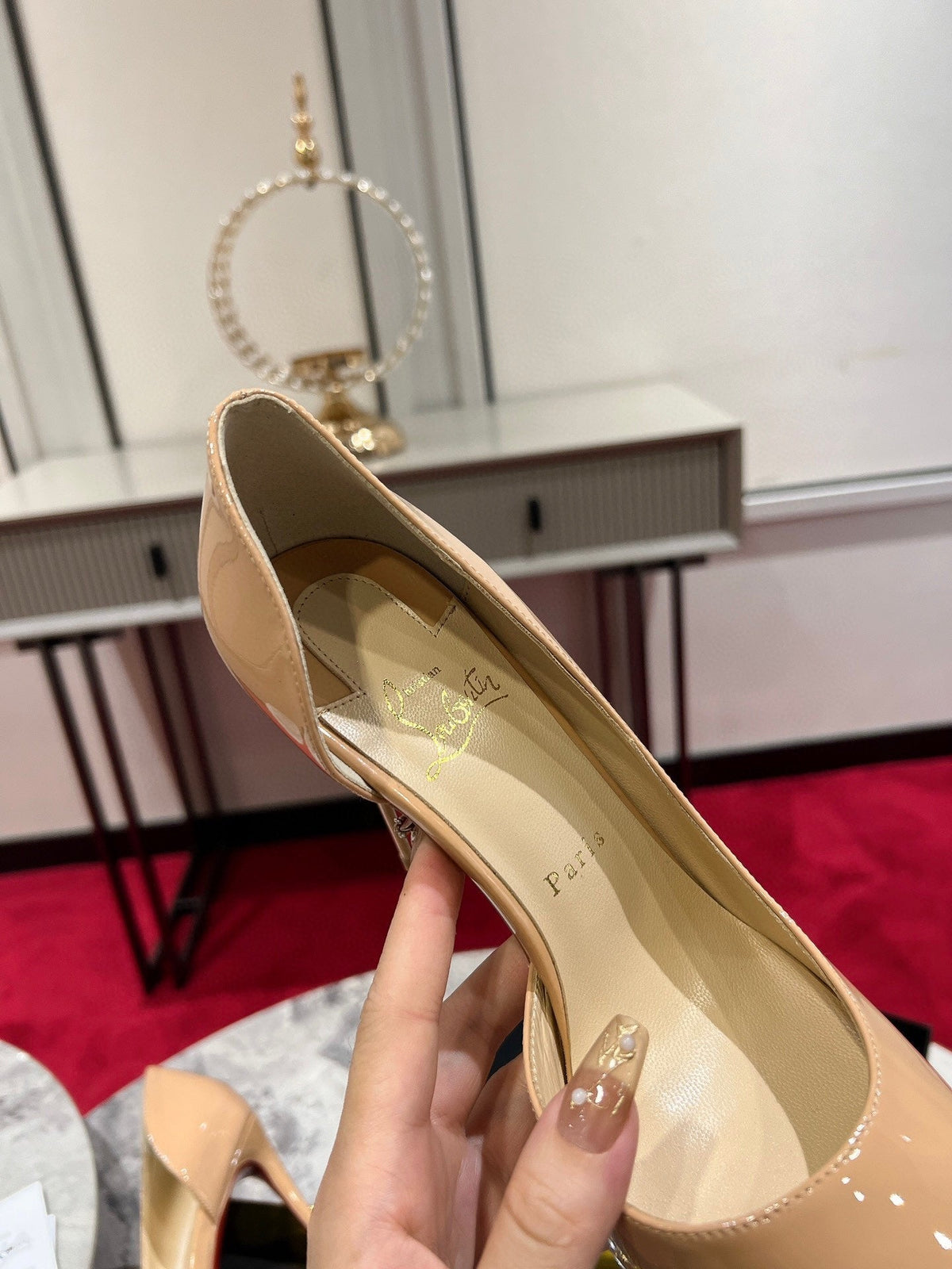 Christian Louboutin Classic Kate Side Cut-Out Pumps