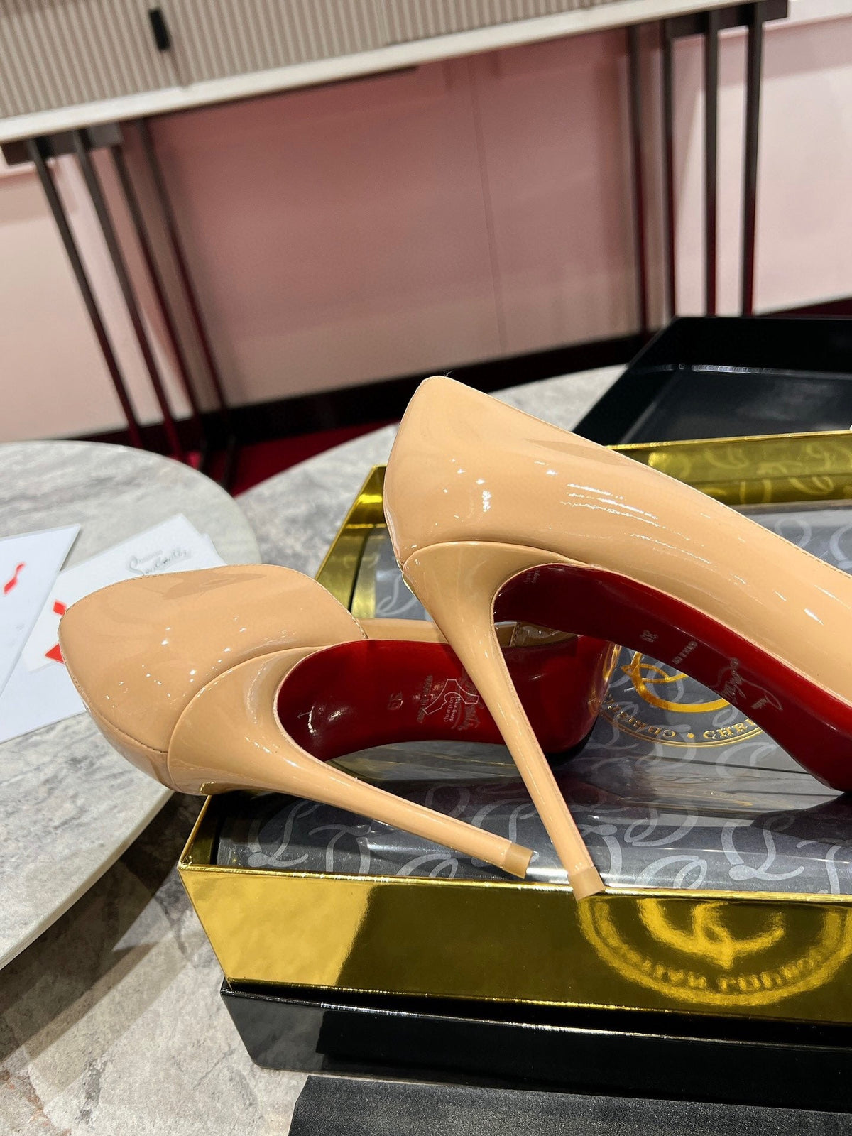 Christian Louboutin Classic Kate Side Cut-Out Pumps