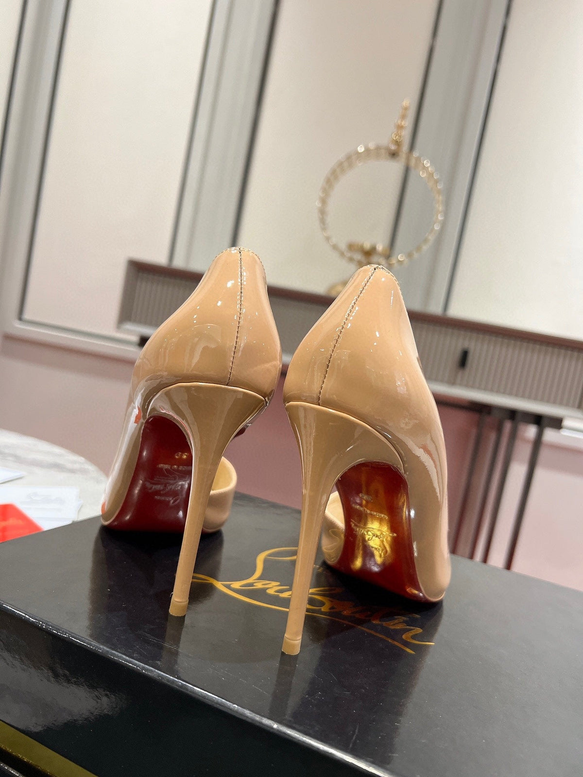Christian Louboutin Classic Kate Side Cut-Out Pumps