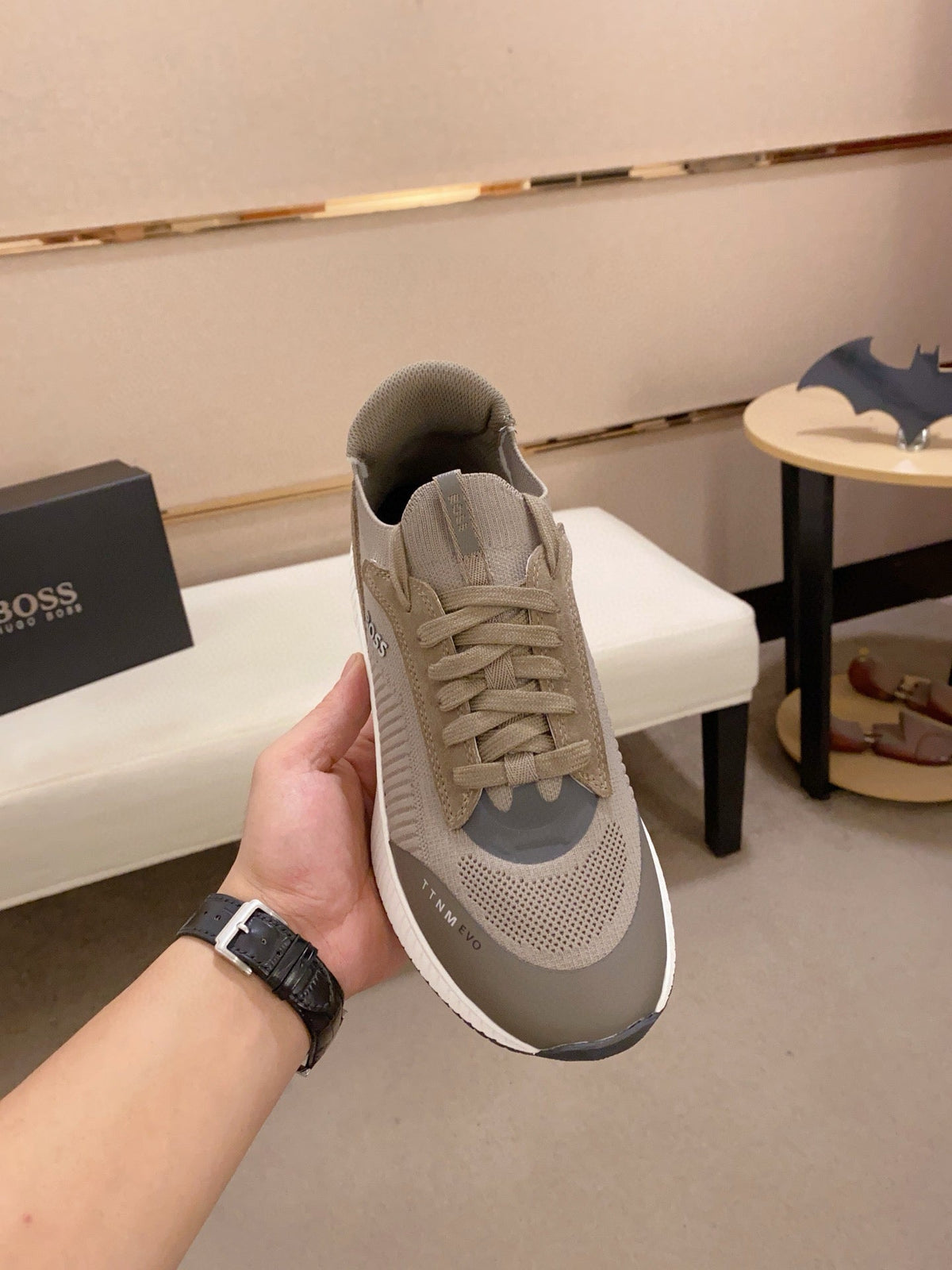 Boss Latest Casual Fly-Knit Sneakers