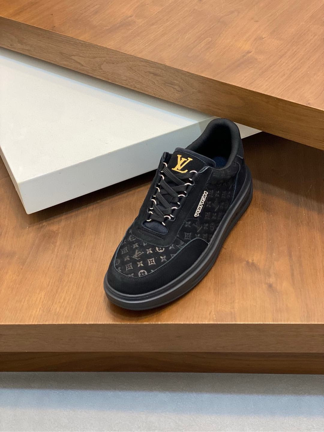Louis Vuitton Embossed Calfskin Sneakers