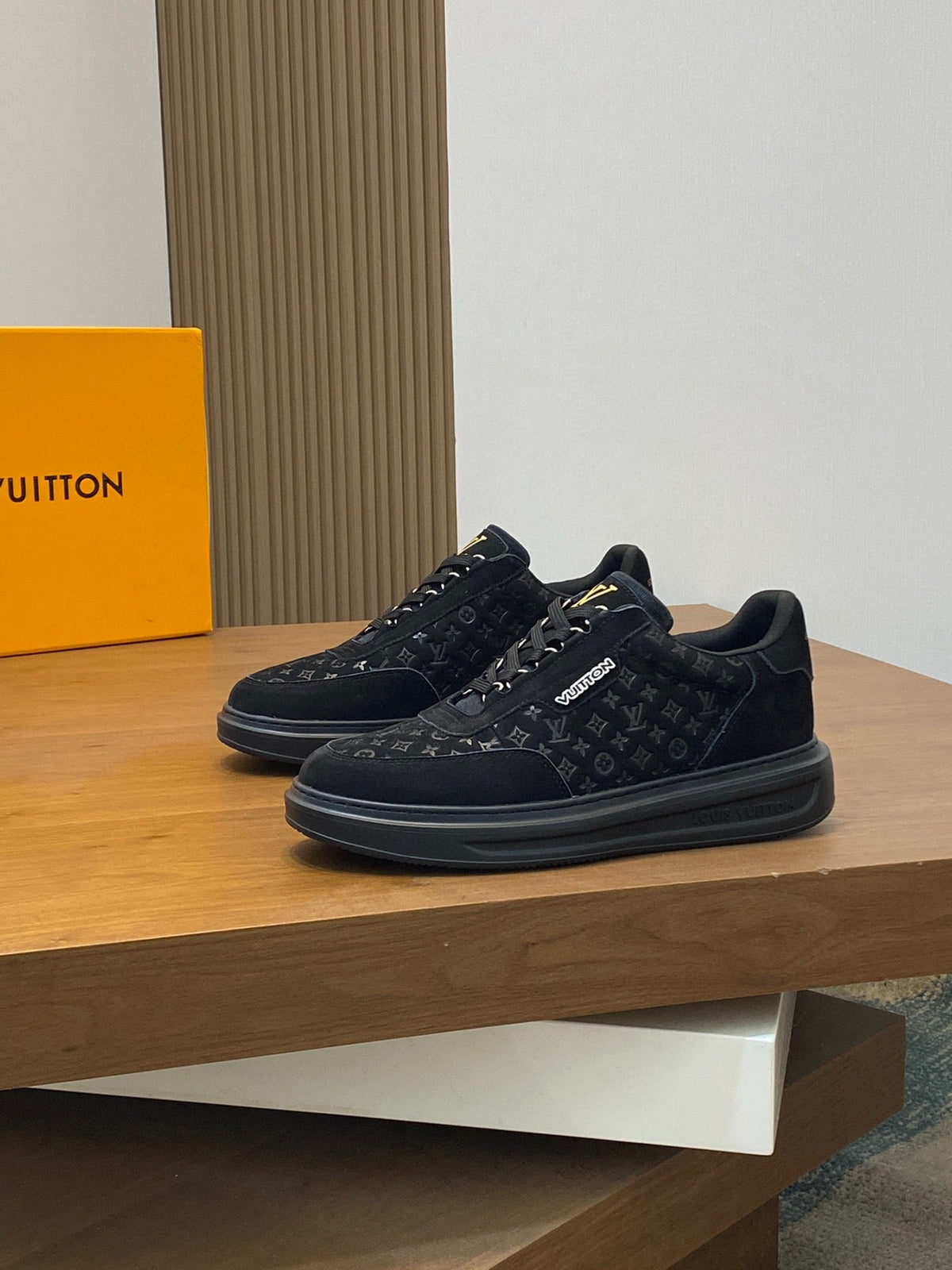 Louis Vuitton Embossed Calfskin Sneakers