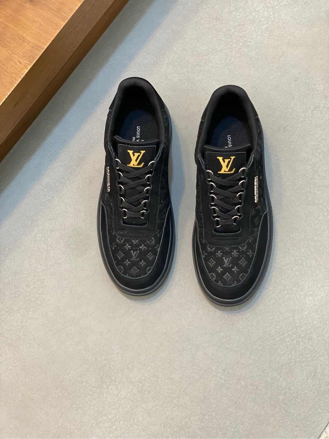 Louis Vuitton Embossed Calfskin Sneakers