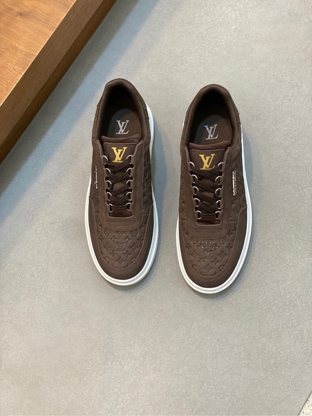 Louis Vuitton Embossed Calfskin Sneakers