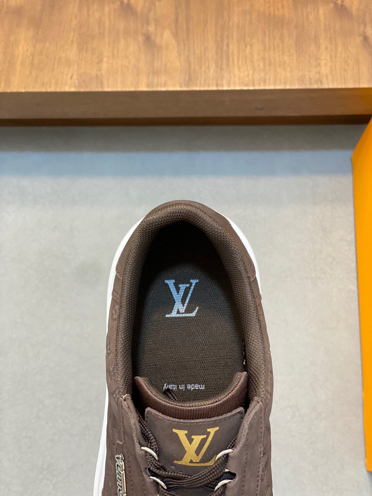 Louis Vuitton Embossed Calfskin Sneakers