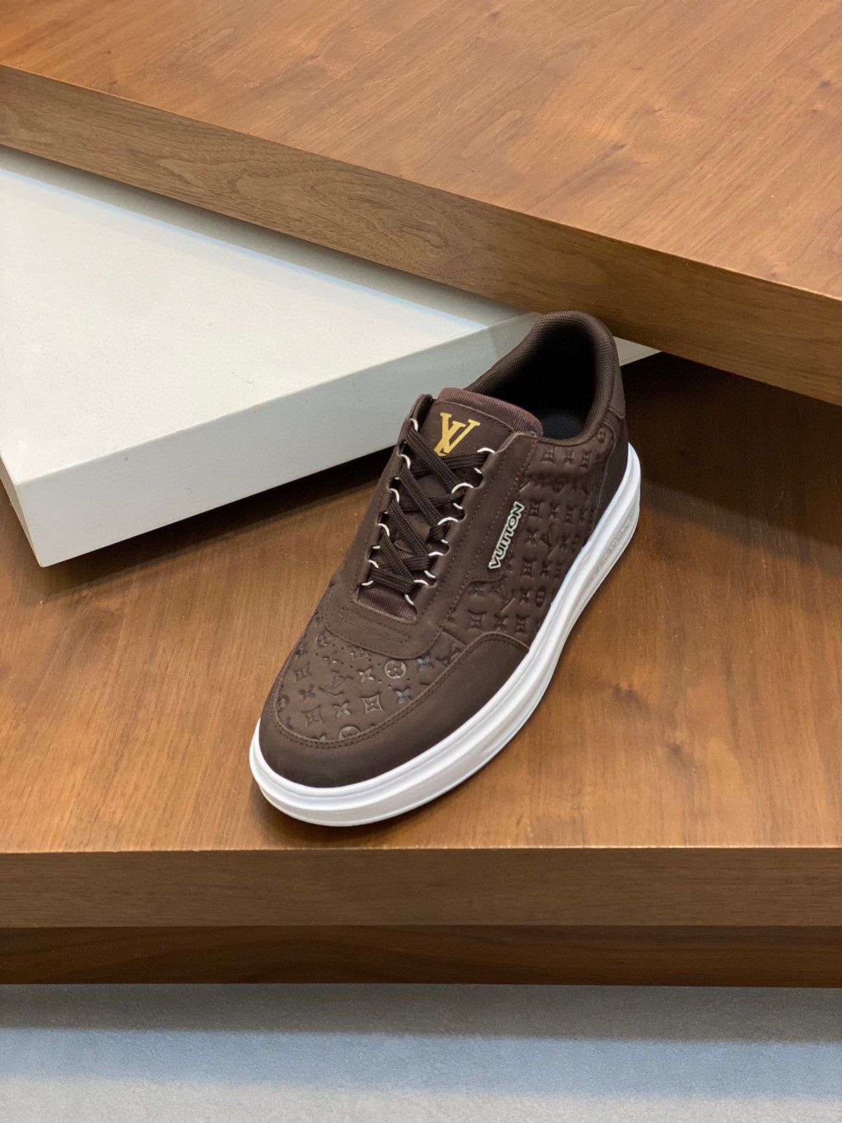 Louis Vuitton Embossed Calfskin Sneakers