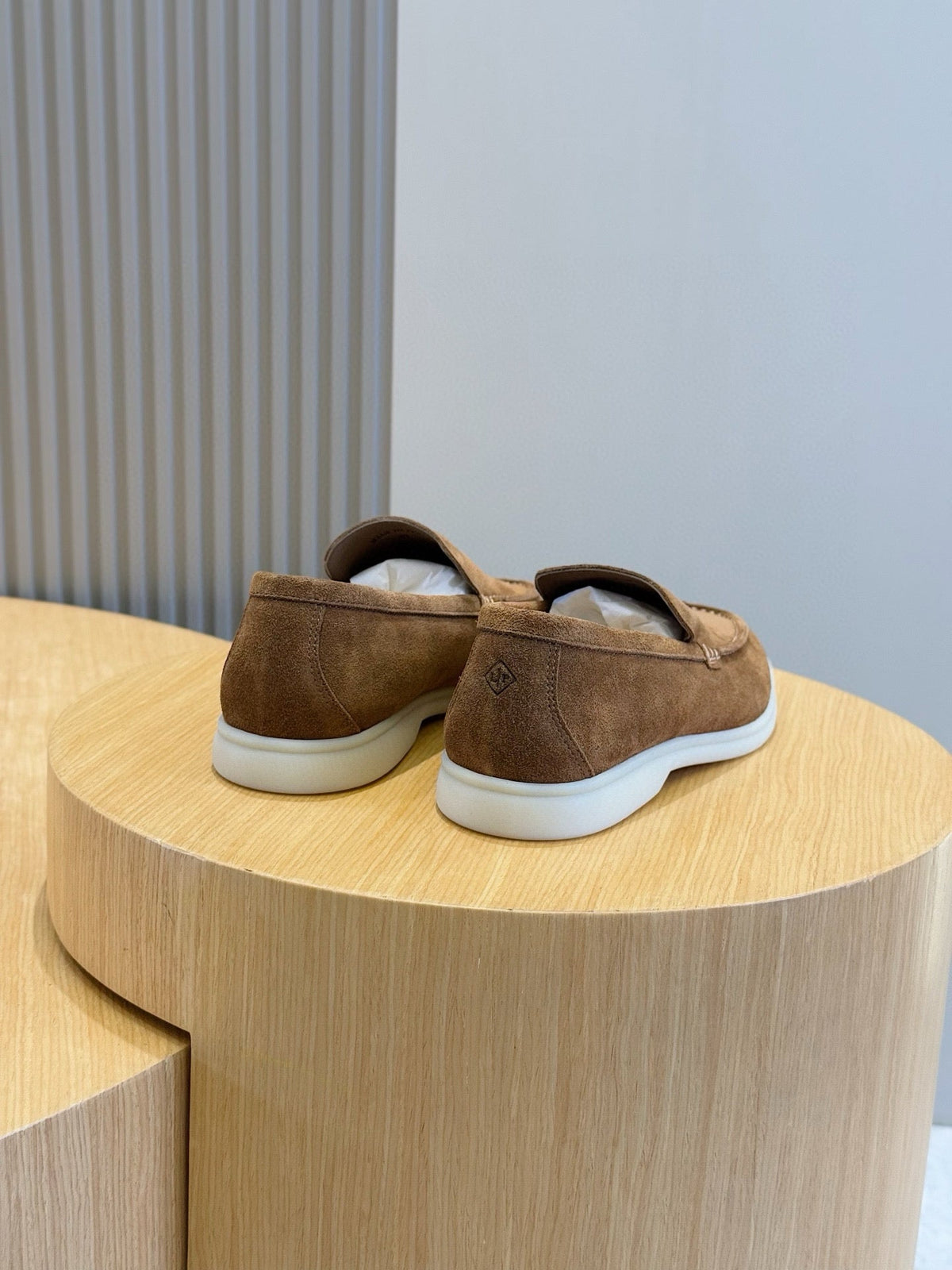 Loro Piana Italian Handmade Suede Loafers