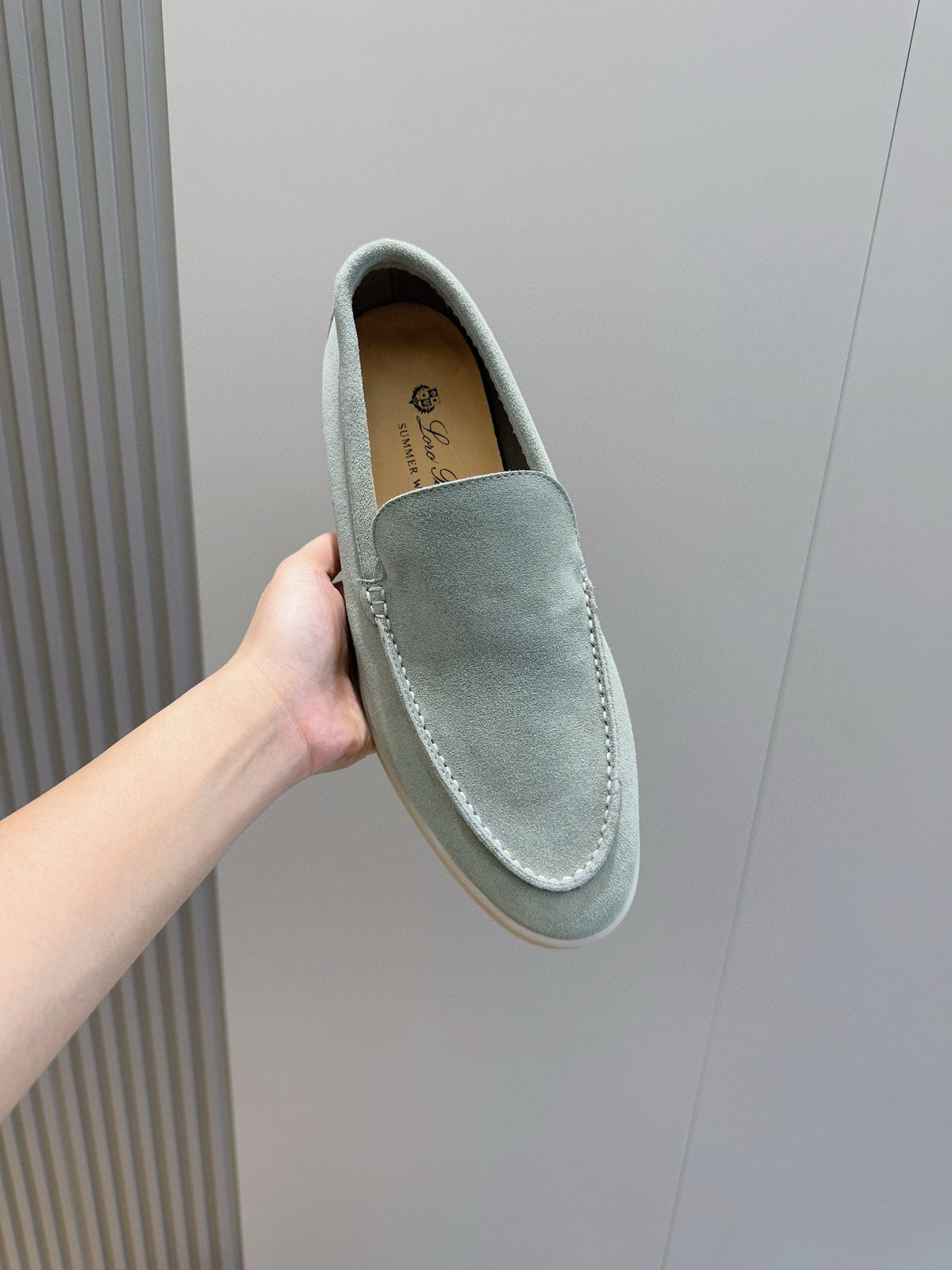Loro Piana Italian Handmade Suede Driving Shoes