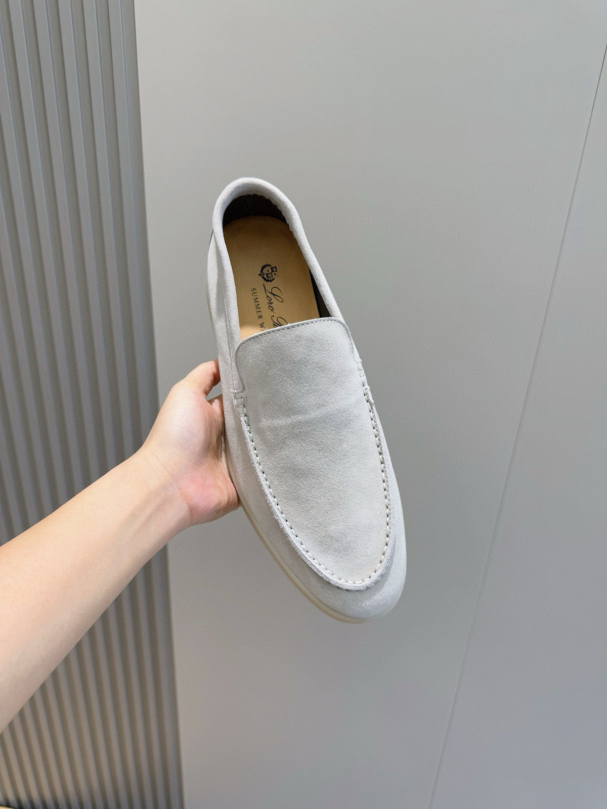 Loro Piana Italian Handmade Suede Loafers