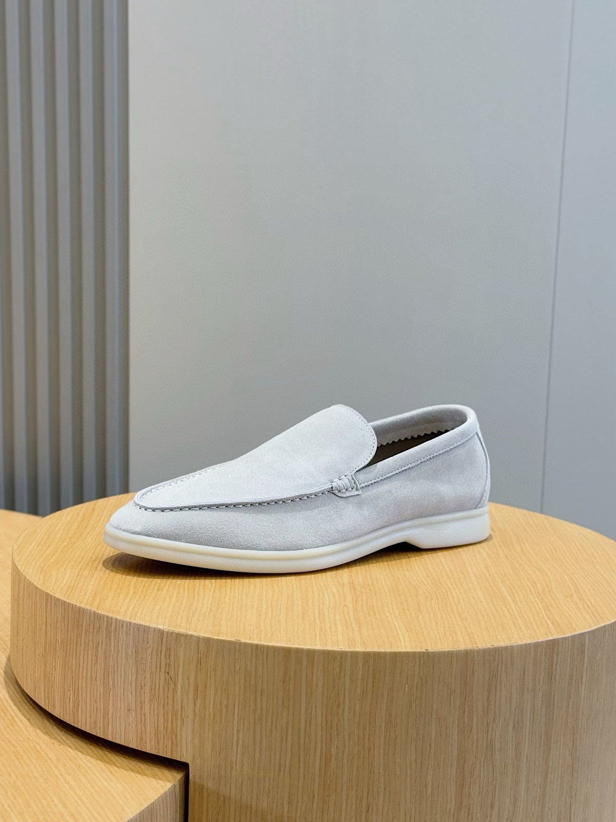Loro Piana Italian Handmade Suede Loafers