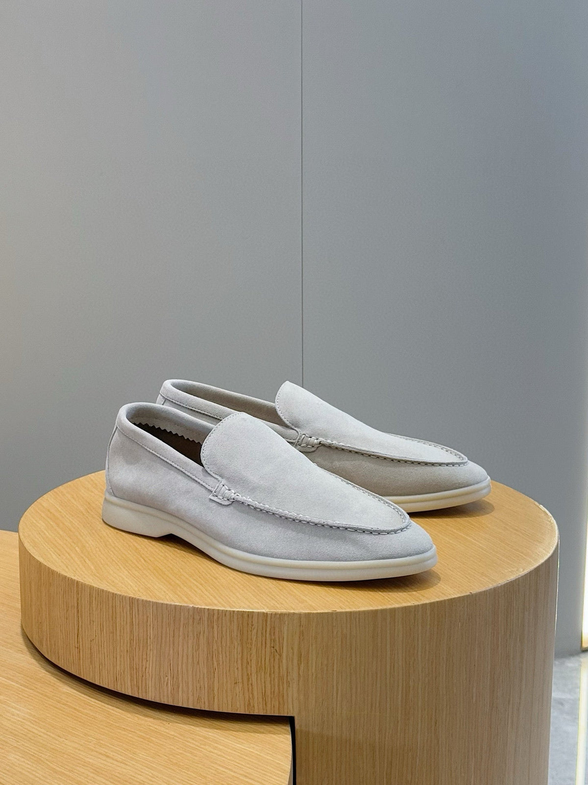 Loro Piana Italian Handmade Suede Loafers