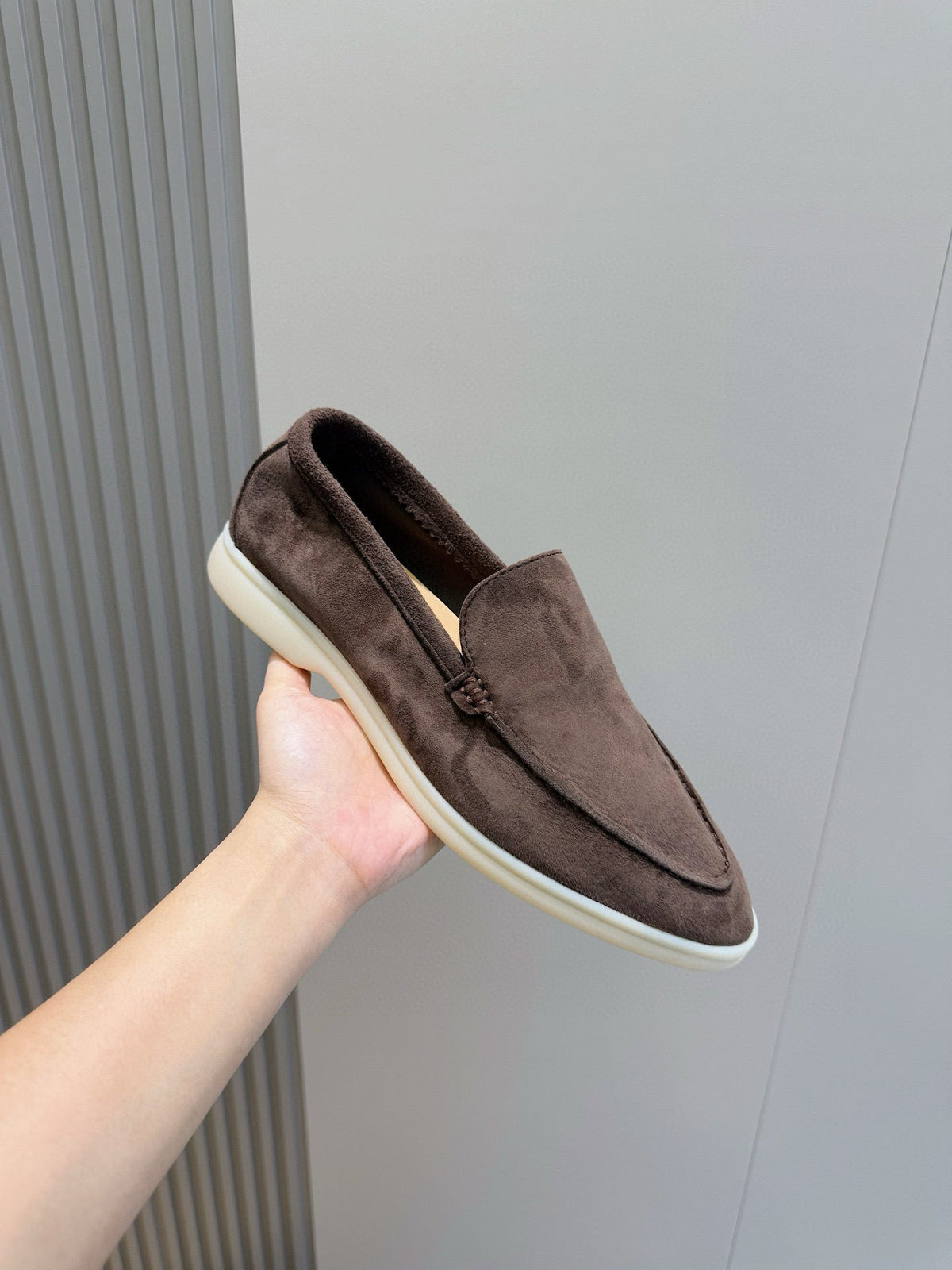 Loro Piana Italian Handmade Suede Driving Shoes