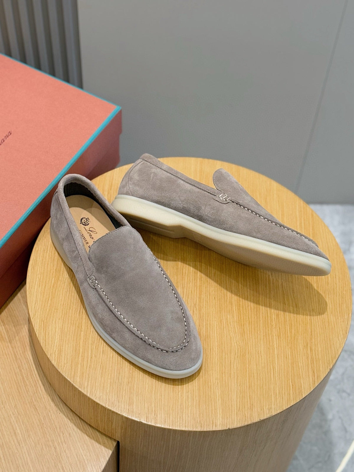 Loro Piana Italian Handmade Suede Driving Shoes