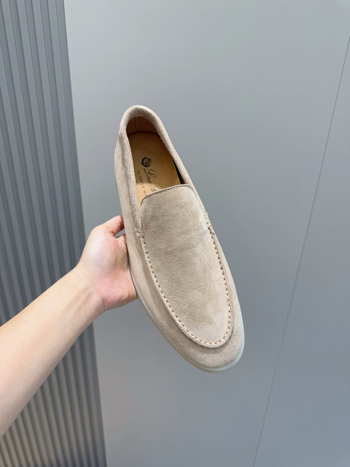 Loro Piana Italian Handmade Suede Driving Shoes