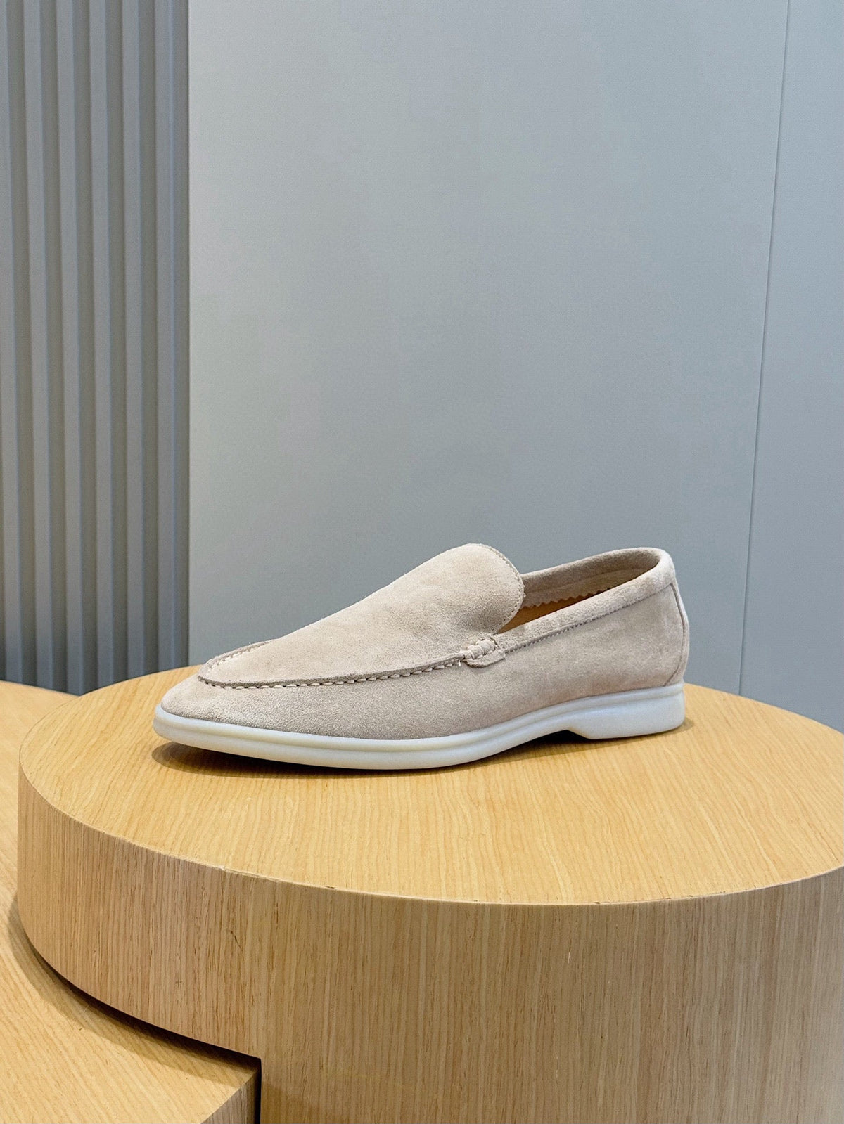 Loro Piana Italian Handmade Suede Loafers