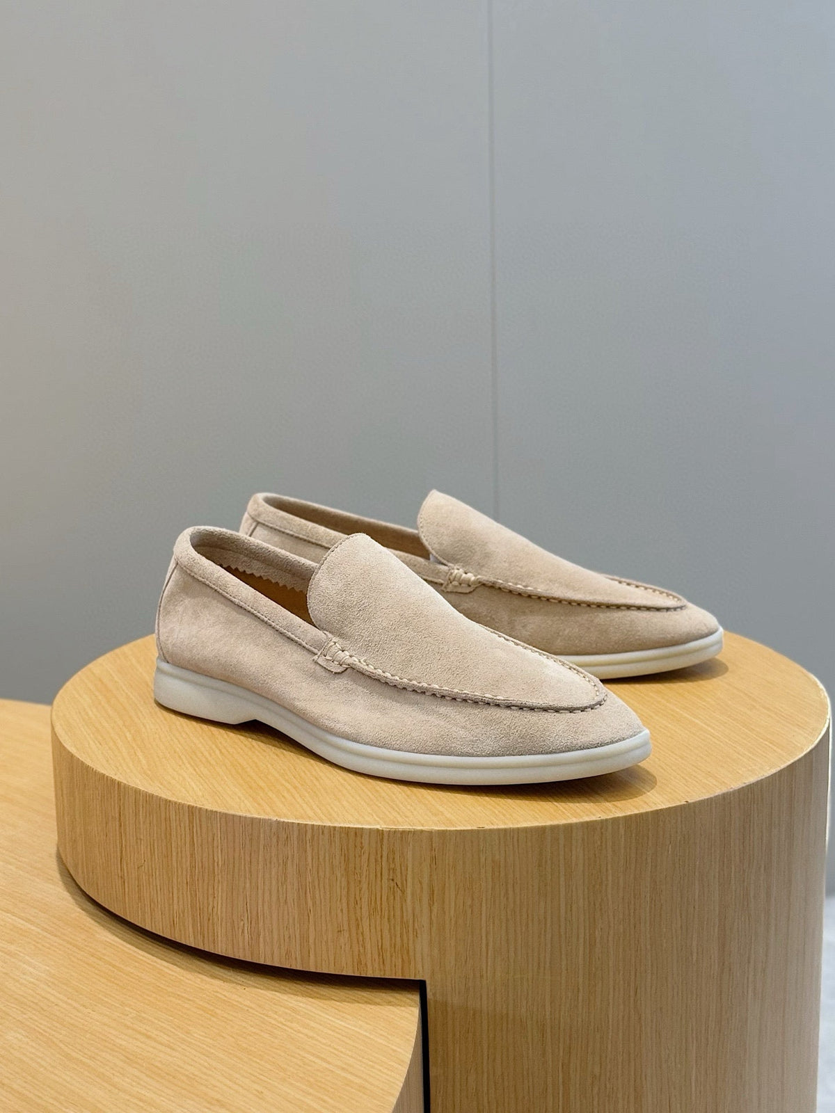 Loro Piana Italian Handmade Suede Driving Shoes