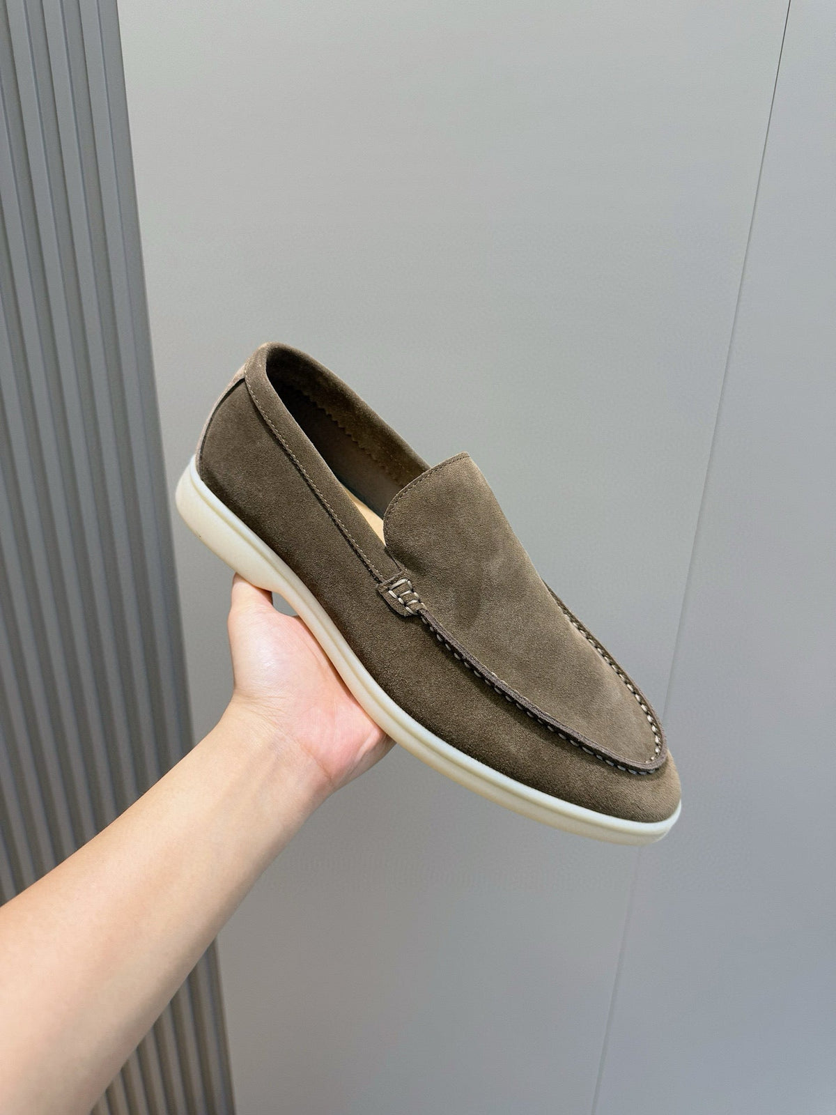 Loro Piana Italian Handmade Suede Driving Shoes