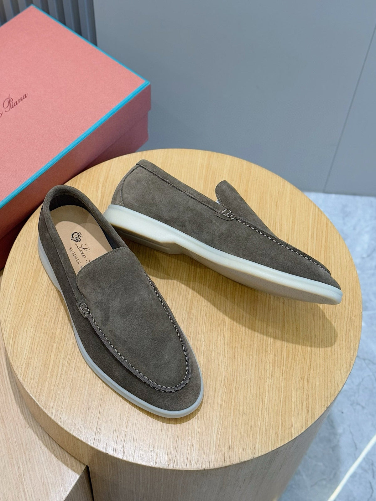 Loro Piana Italian Handmade Suede Driving Shoes