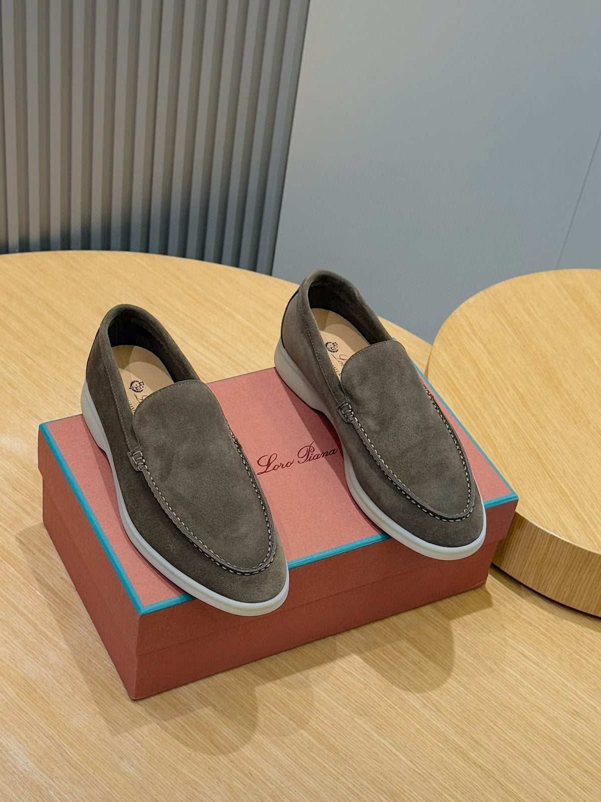 Loro Piana Italian Handmade Suede Driving Shoes