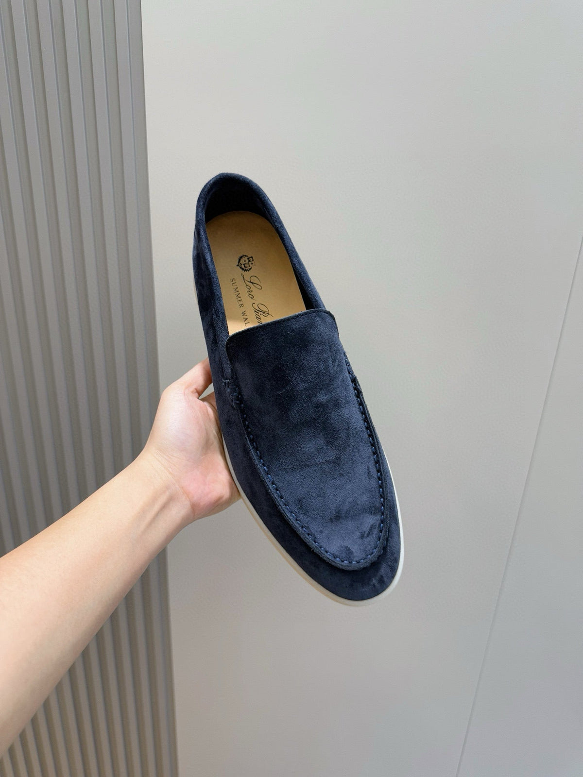 Loro Piana Italian Handmade Suede Driving Shoes