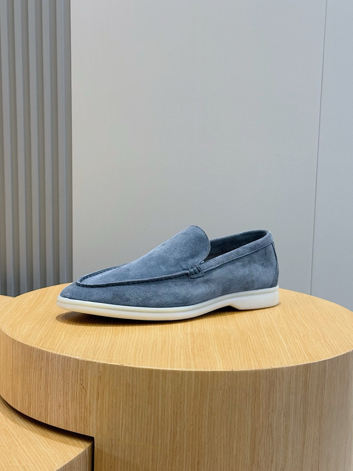 Loro Piana Italian Handmade Suede Loafers