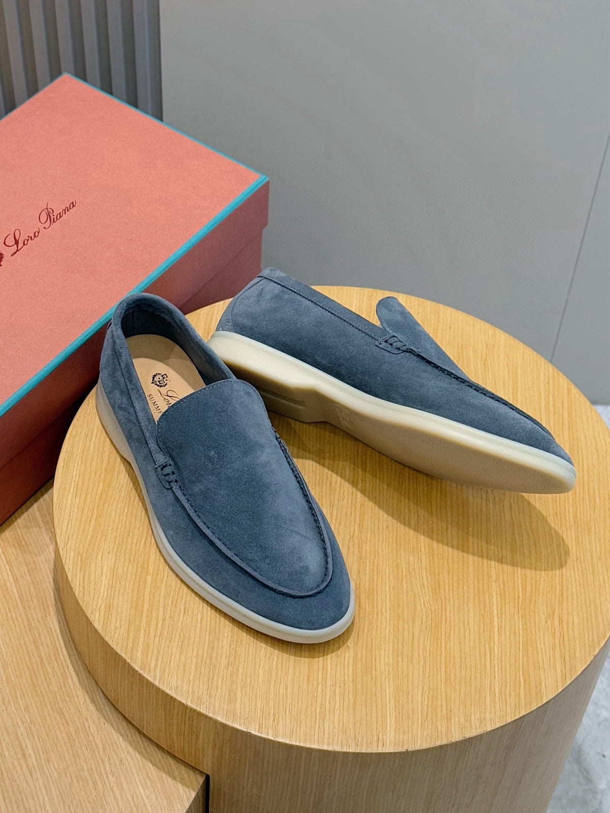 Loro Piana Italian Handmade Suede Driving Shoes