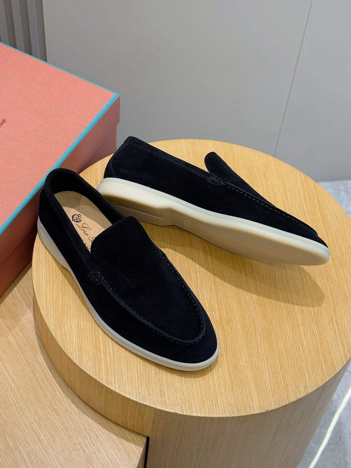 Loro Piana Italian Handmade Suede Driving Shoes