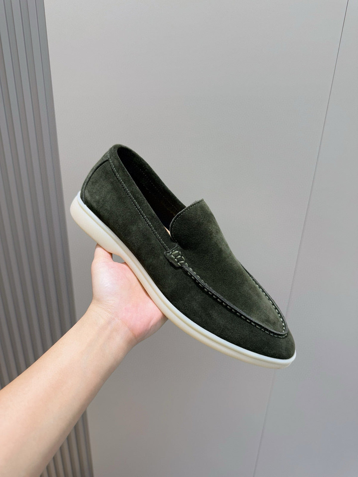 Loro Piana Italian Handmade Suede Driving Shoes