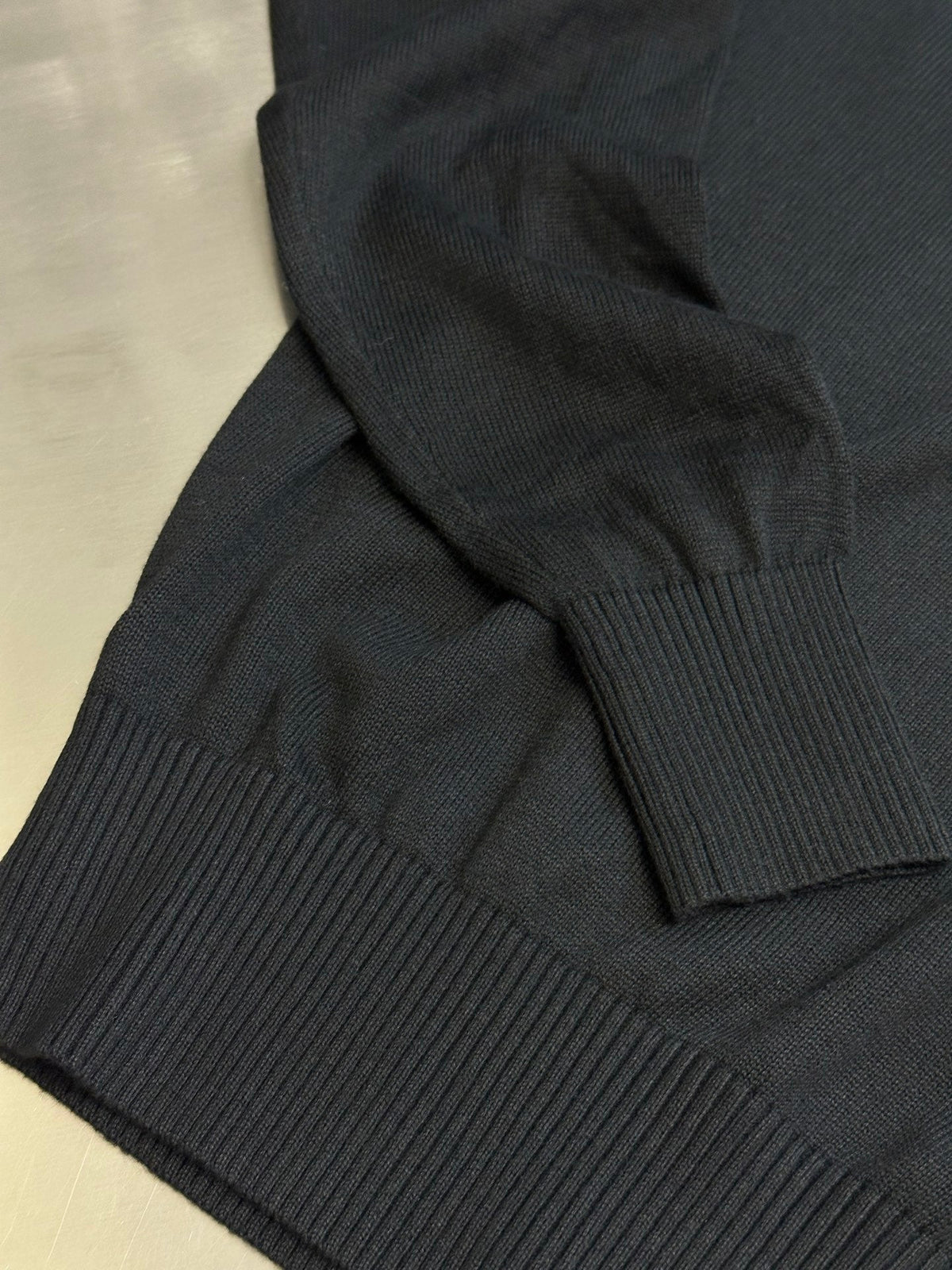 AMI Paris Heart Embroidery Merino Sweater