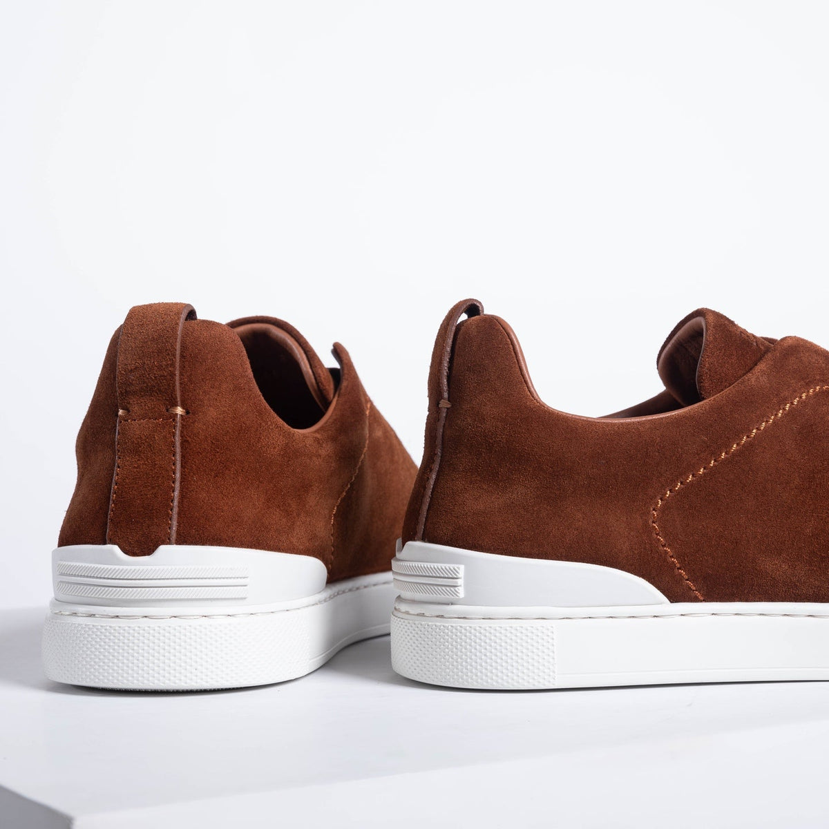 Zegna SECONDSKIN Triple Stitch Low-Top Sneakers