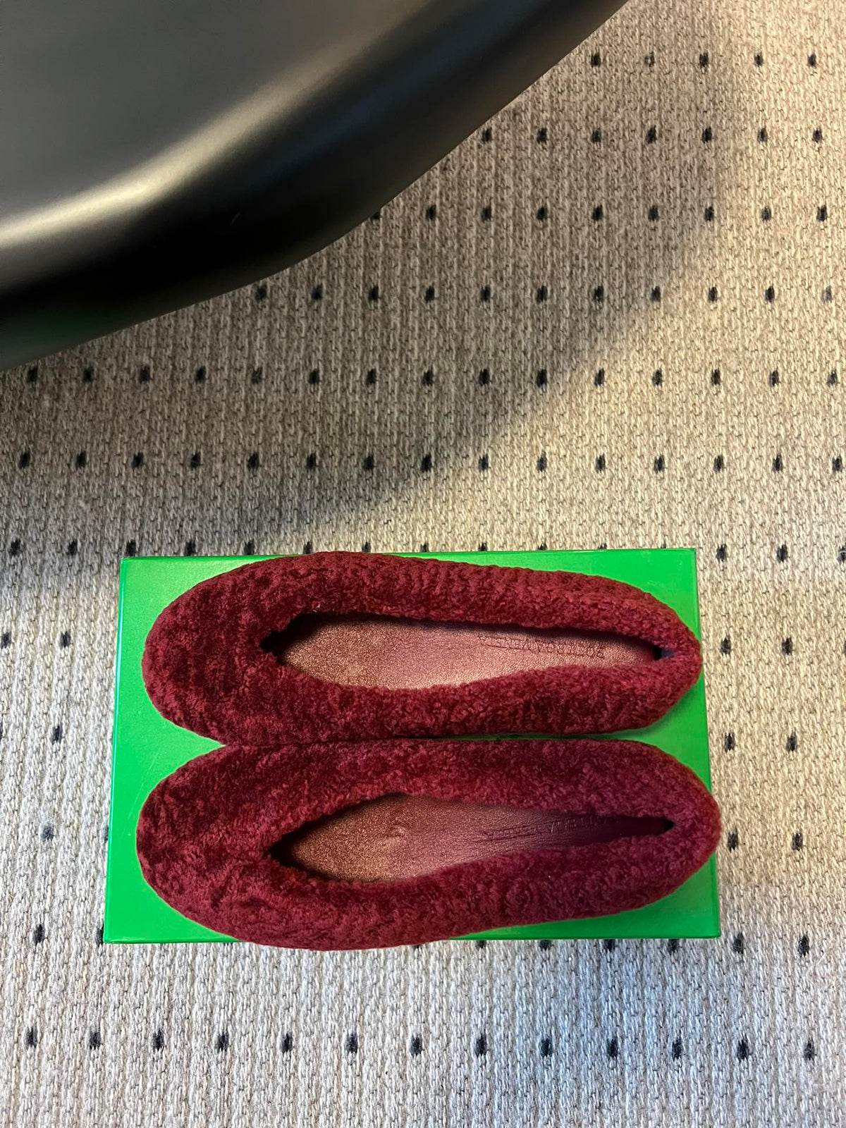 Bottega Veneta Furry Ballet Flats – 25SS