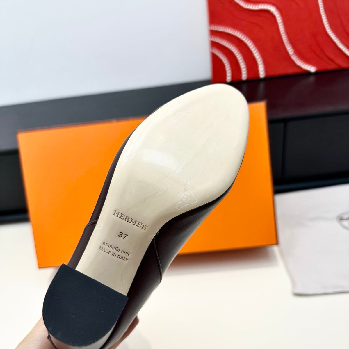 Hermès Kelly Buckle High Heel Knee-High Boots
