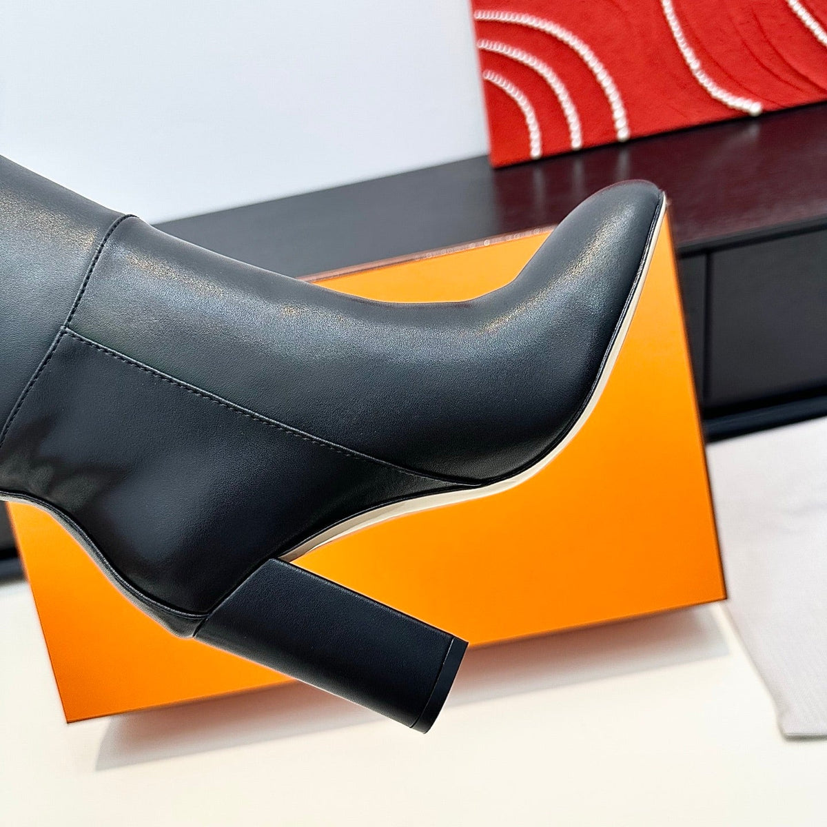 Hermès Kelly Buckle High Heel Knee-High Boots