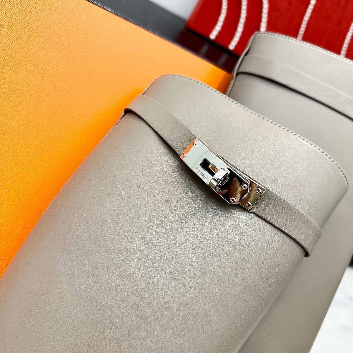 Hermès Kelly Buckle High Heel Knee-High Boots