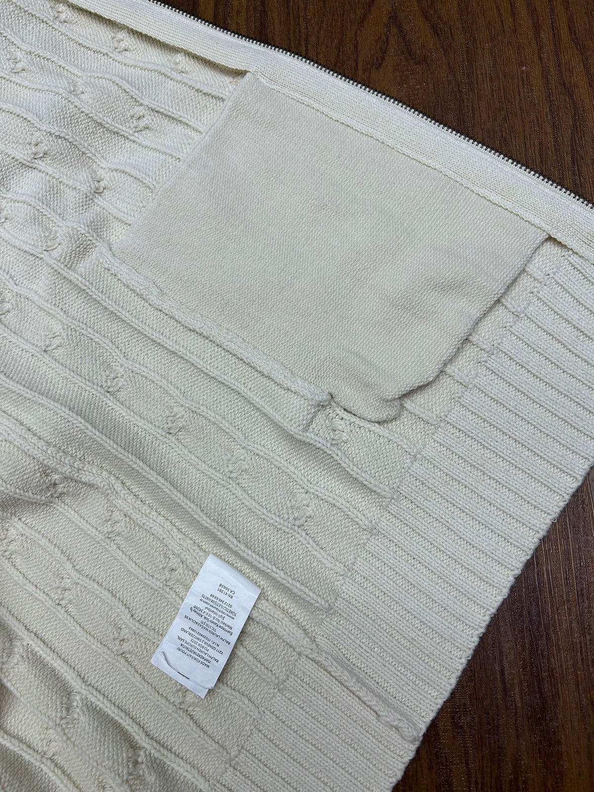 Ralph Lauren Unisex Cable Knit Zip Cardigan