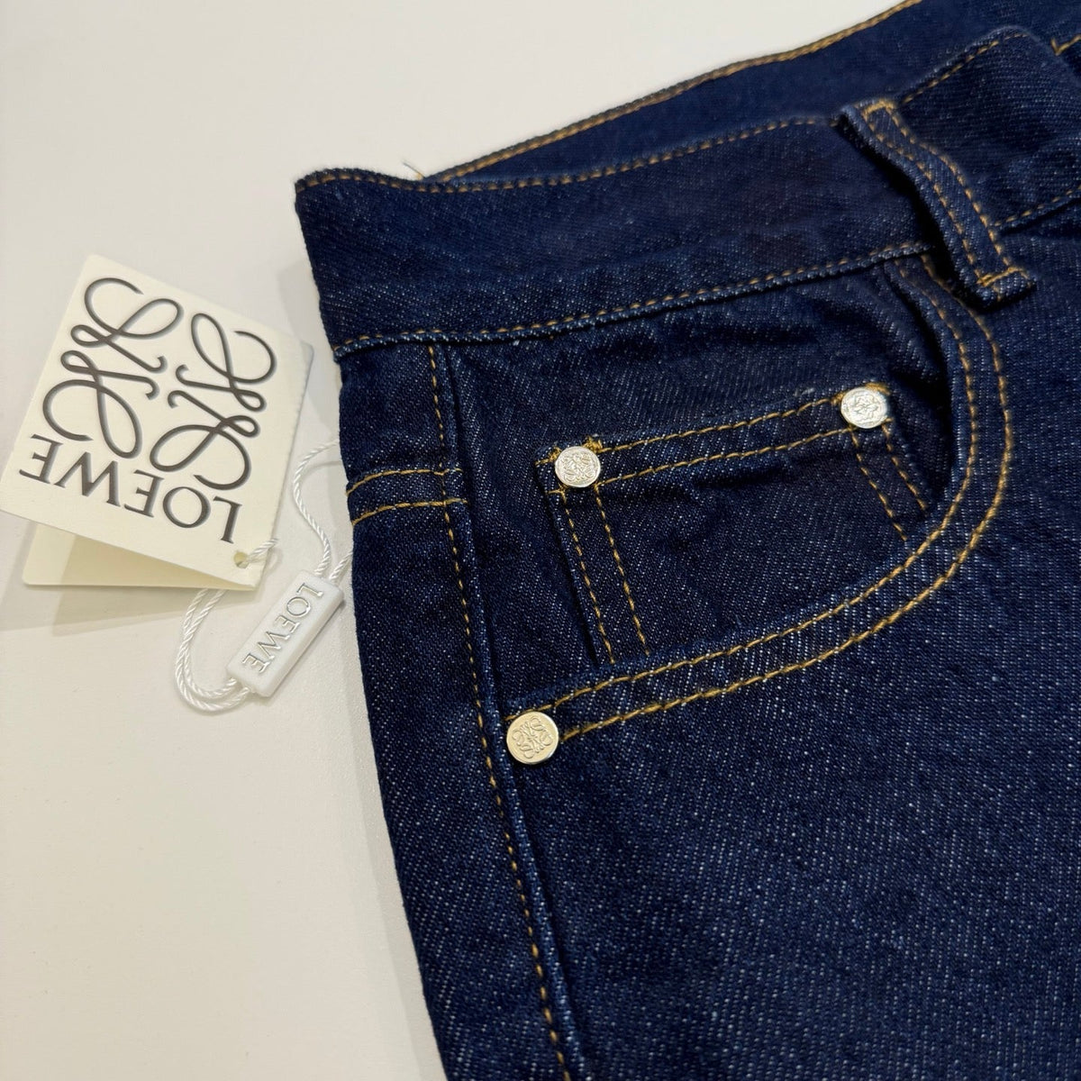 Loewe Embossed Logo Flare Jeans