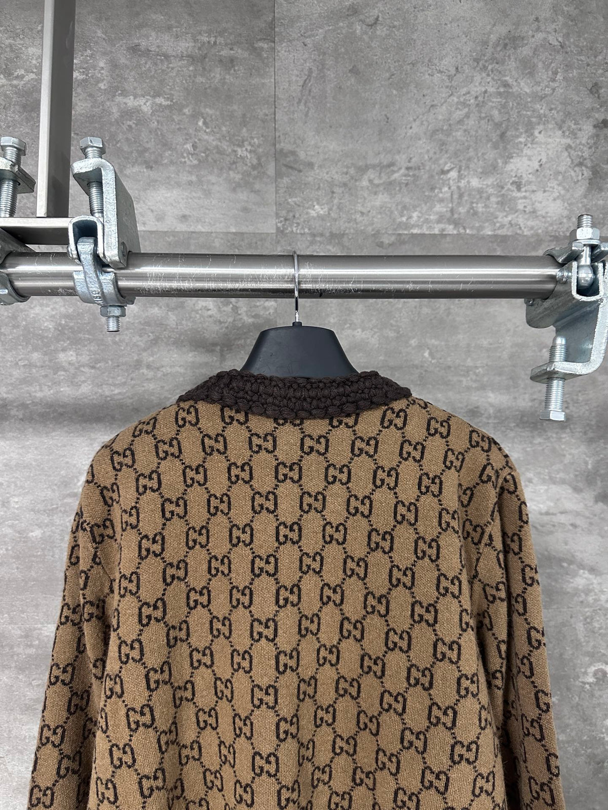 Gucci GG Logo Wool Cardigan – 25SS