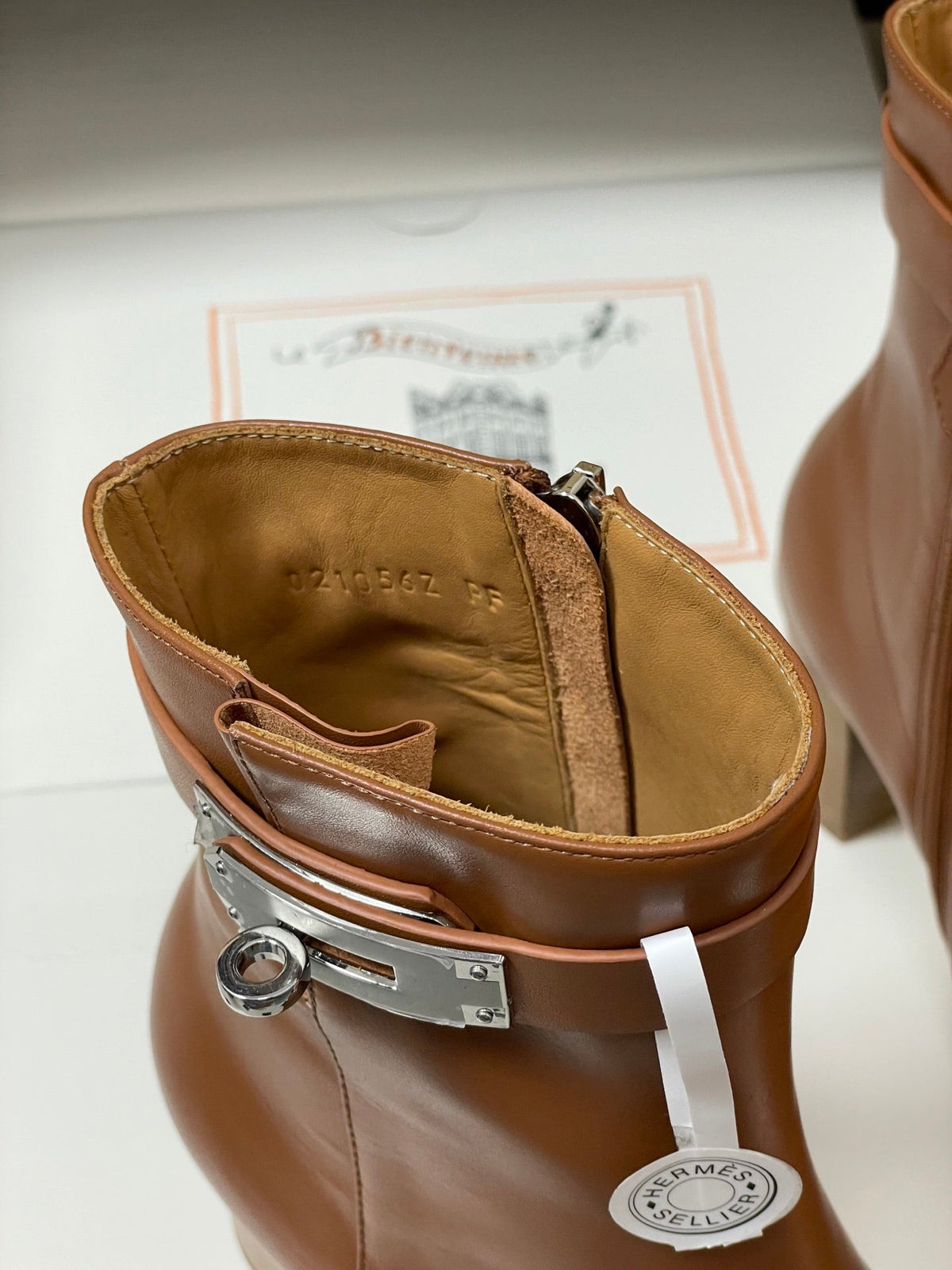 Hermès Saint Germain Kelly Buckle Ankle Boots – 25FW