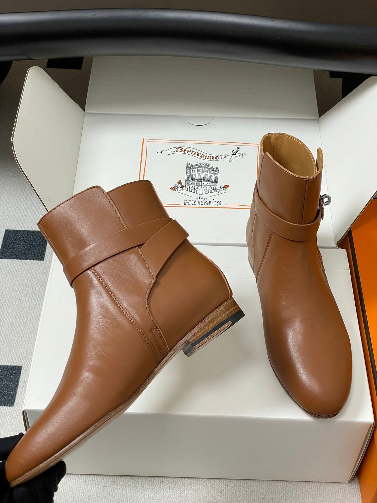 Hermès Neo Kelly Buckle Ankle Boots – 25FW