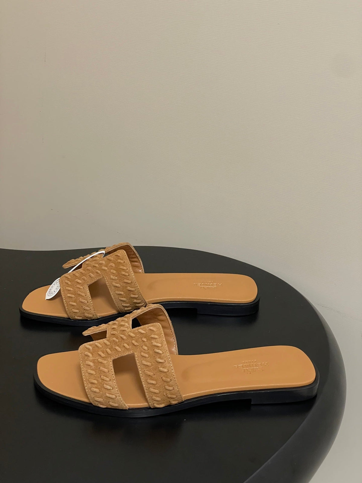 Hermès Oran Woven Suede Sandals – 2025 Collection
