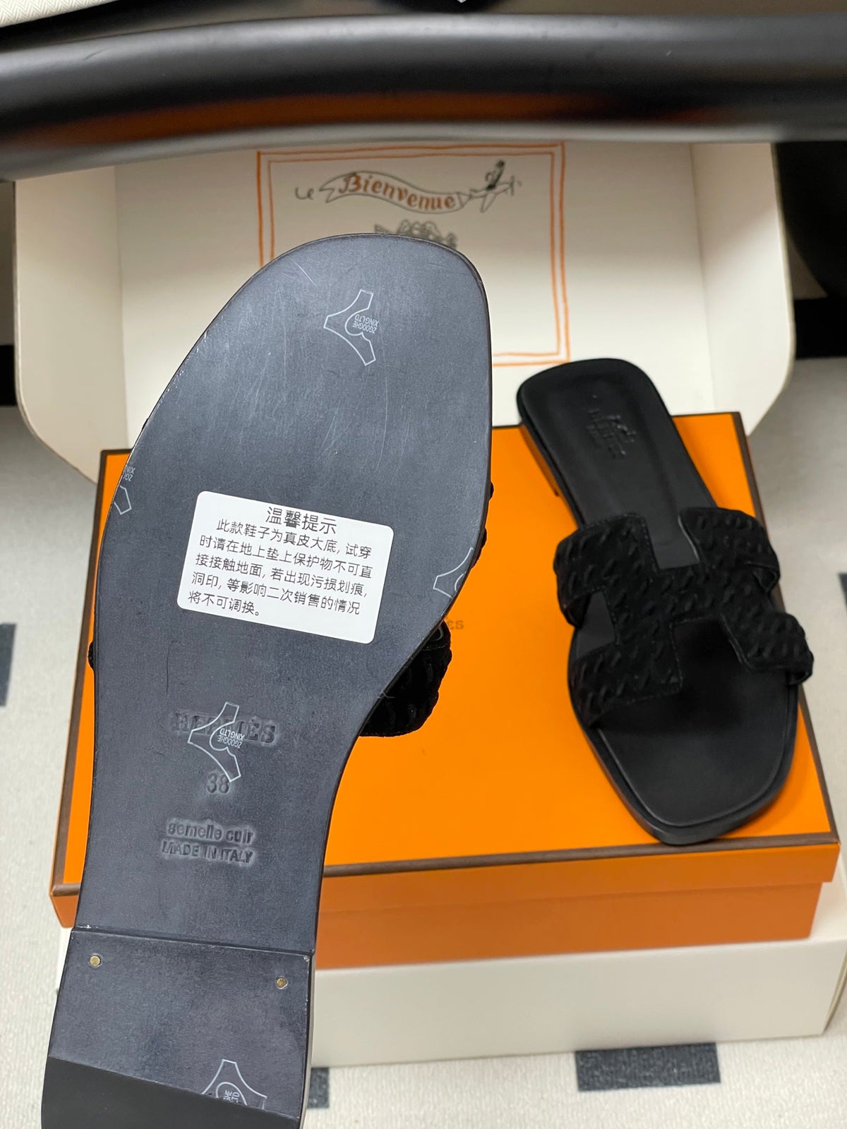 Hermès Oran Woven Suede Sandals – 2025 Collection