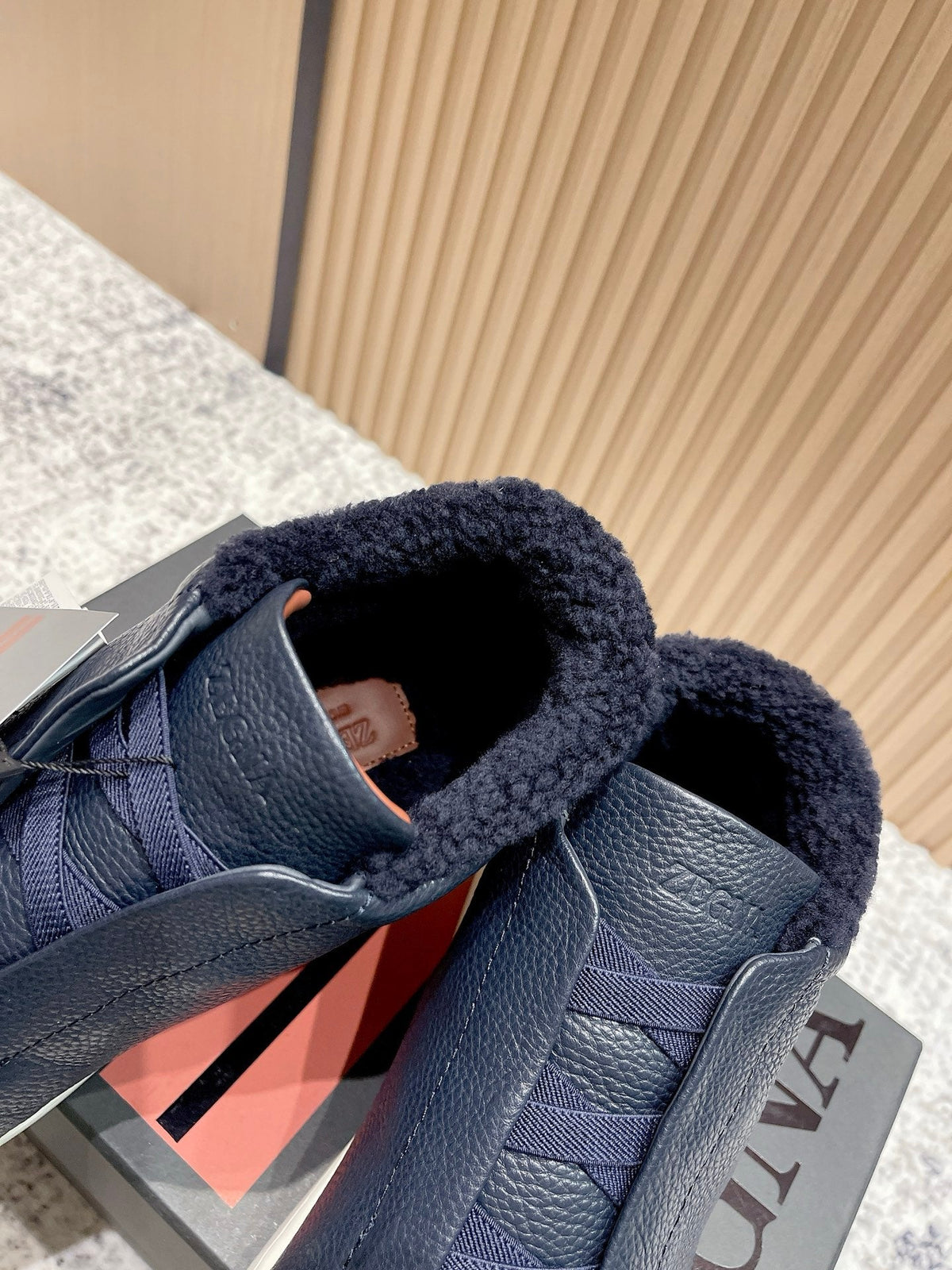 Zegna Triple Stitch High-Top Casual Shoes – 2025SS