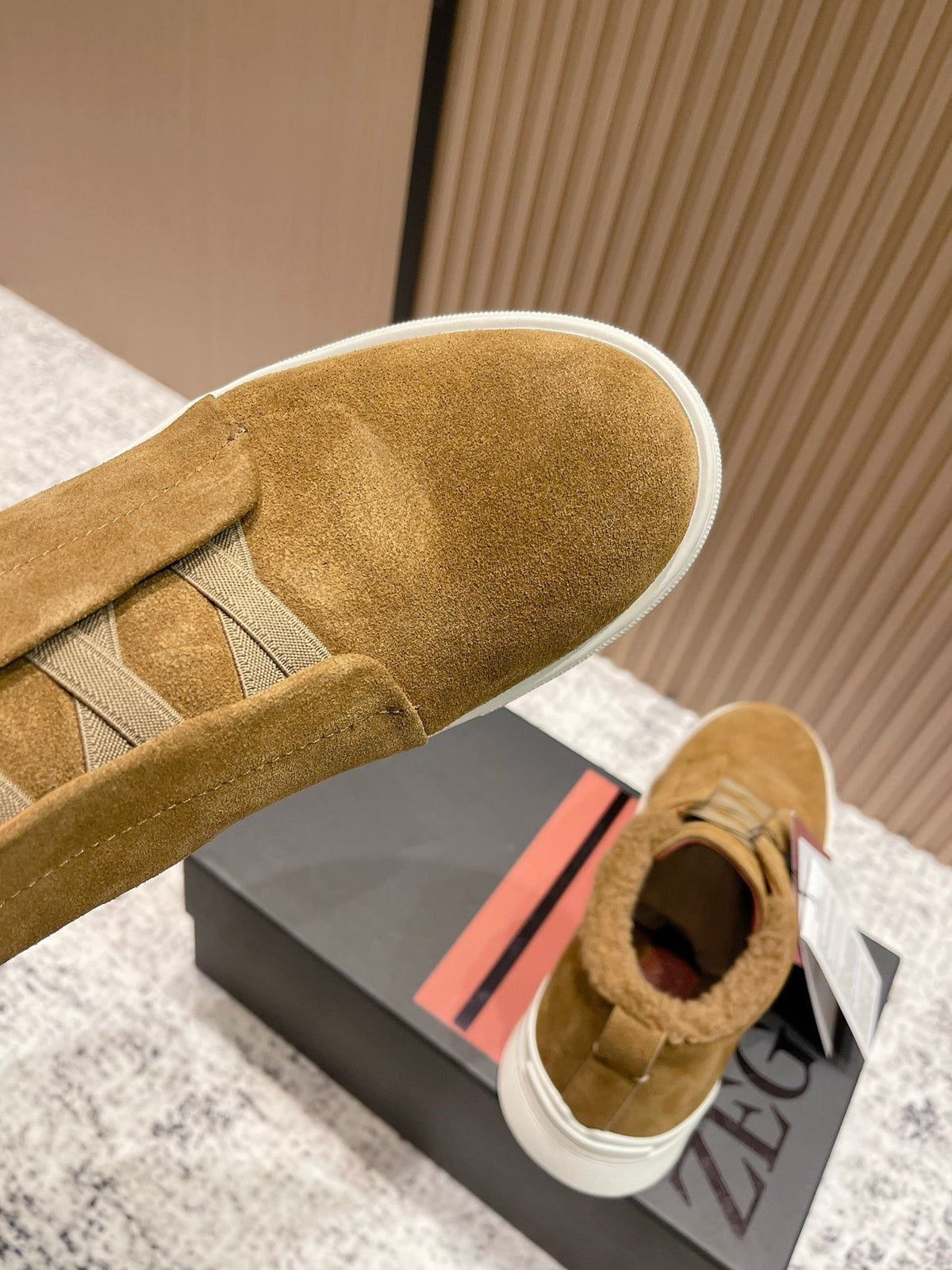 Zegna Triple Stitch High-Top Casual Shoes – 2025SS