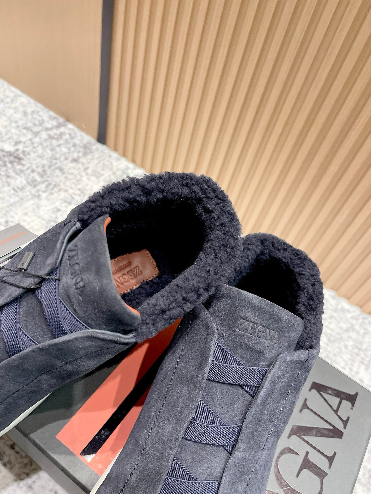 Zegna Triple Stitch High-Top Casual Shoes – 2025SS